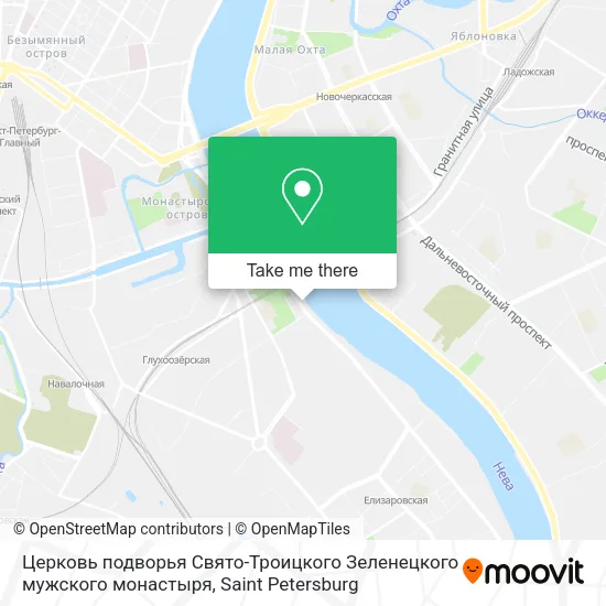 Церковь подворья Свято-Троицкого Зеленецкого мужского монастыря map