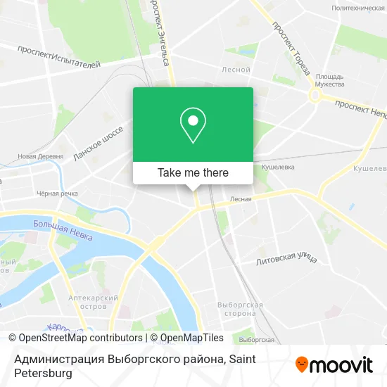 Администрация Выборгского района map