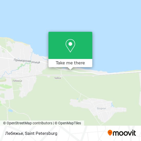 Лебяжье map
