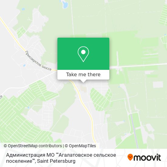 Администрация МО ""Агалатовское сельское поселение"" map