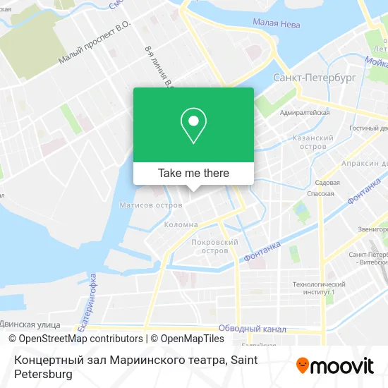 Концертный зал Мариинского театра map