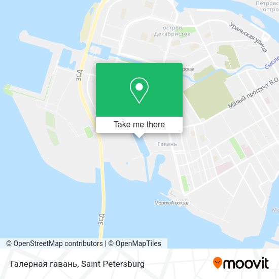 Галерная гавань map