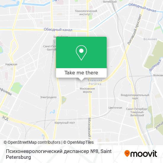 Психоневрологический диспансер №8 map