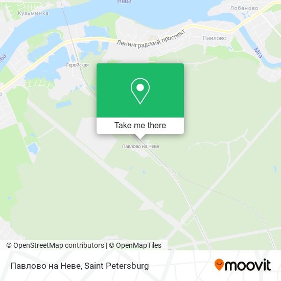 Павлово на Неве map