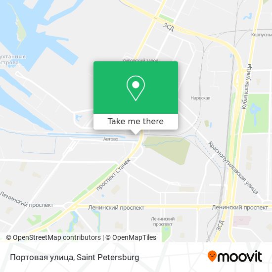Портовая улица map