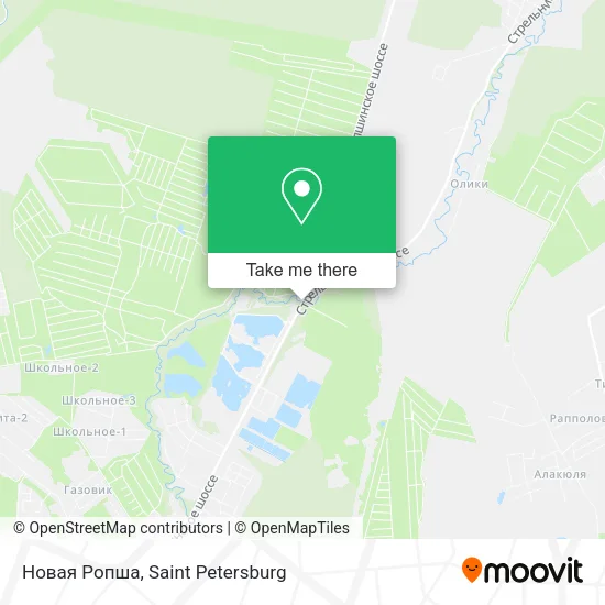 Новая Ропша map