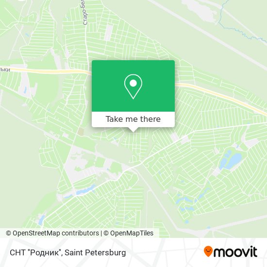 СНТ ''Родник'' map