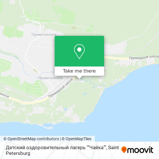 Детский оздоровительный лагерь ""Чайка"" map
