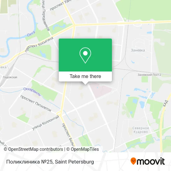 Поликлиника №25 map