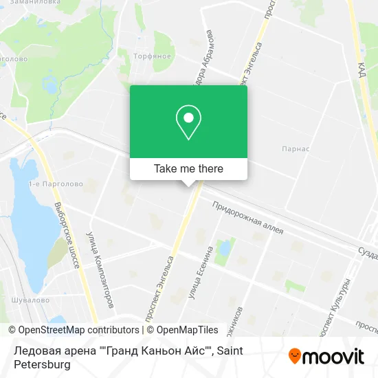 Ледовая арена ""Гранд Каньон Айс"" map