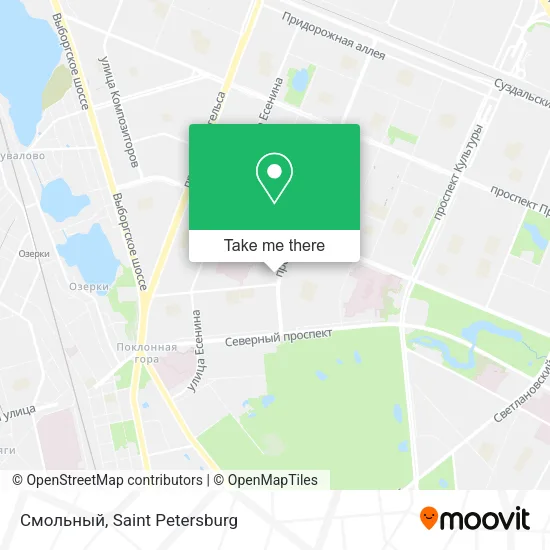 Смольный map