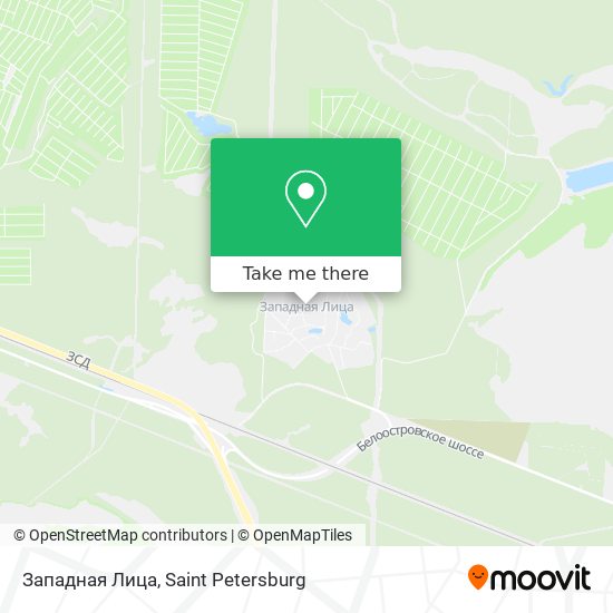 Западная Лица map
