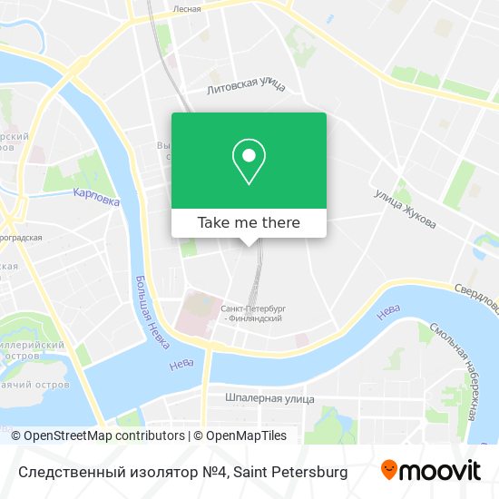 Следственный изолятор №4 map