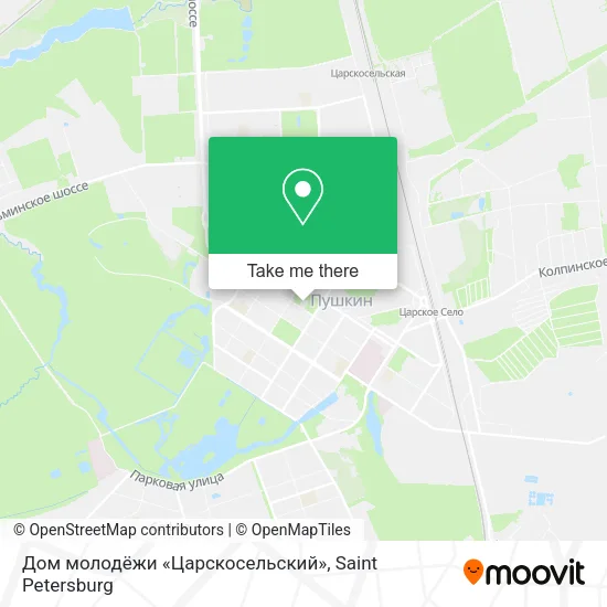 Дом молодёжи «Царскосельский» map