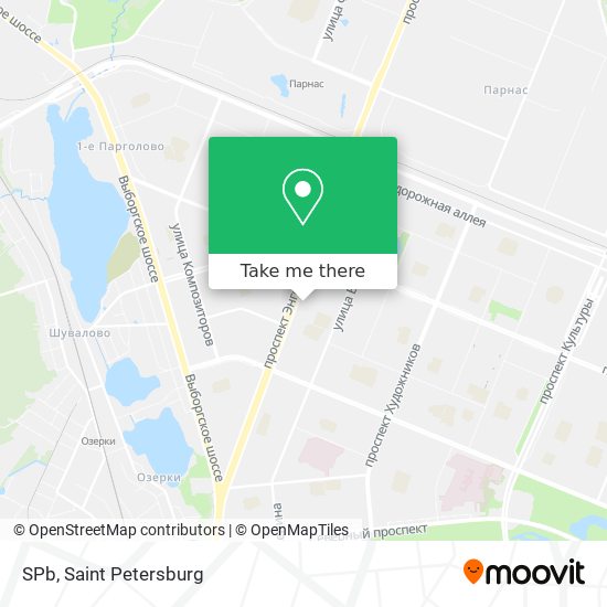SPb map