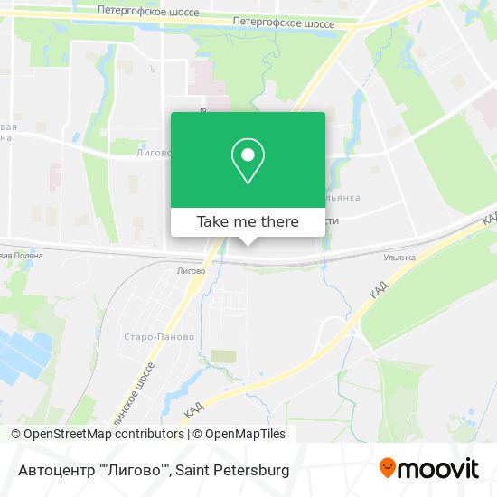 Автоцентр ""Лигово"" map