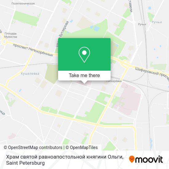 Храм святой равноапостольной княгини Ольги map