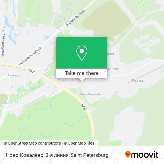 Ново-Ковалёво, 3-я линия map