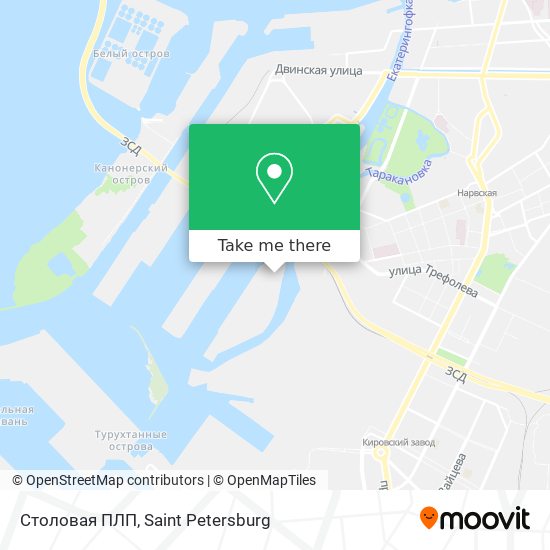 Столовая ПЛП map