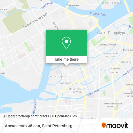 Алексеевский сад map