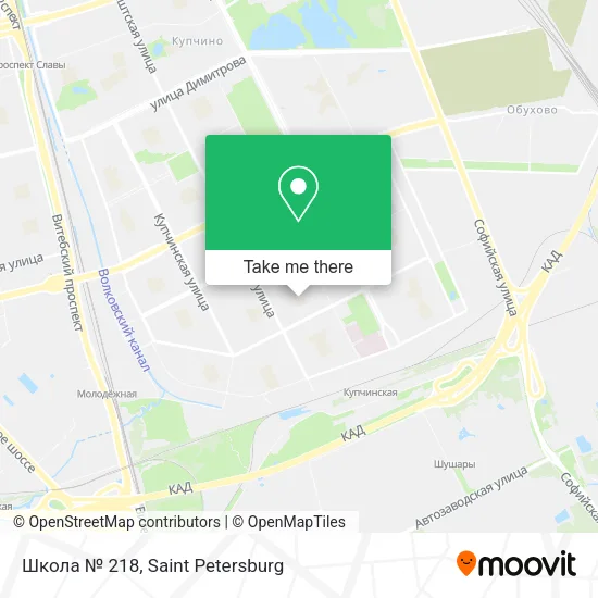 Школа № 218 map