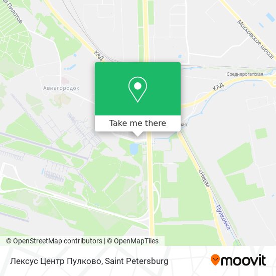 Лексус Центр Пулково map