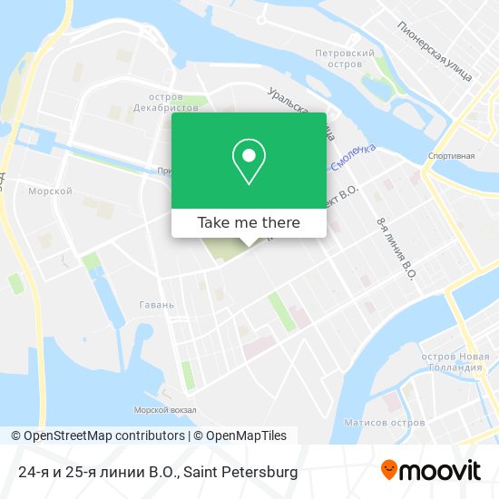 24-я и 25-я линии В.О. map