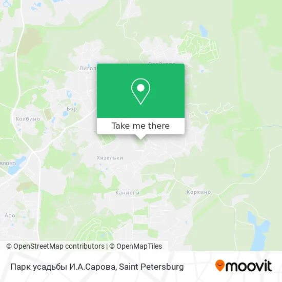 Парк усадьбы И.А.Сарова map