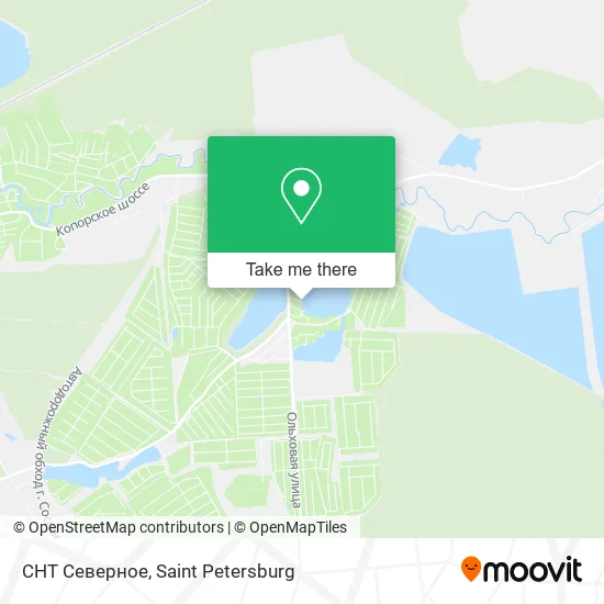 СНТ Северное map