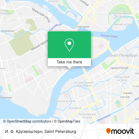 И. Ф. Крузенштерн map