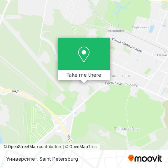 Университет map