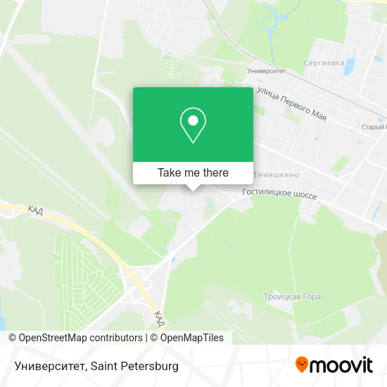 Университет map
