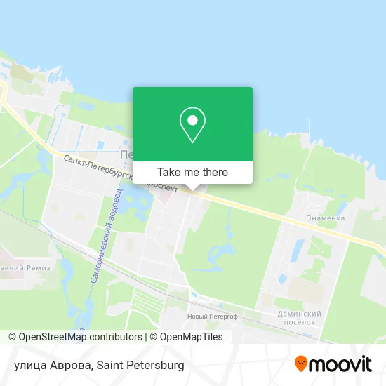 улица Аврова map