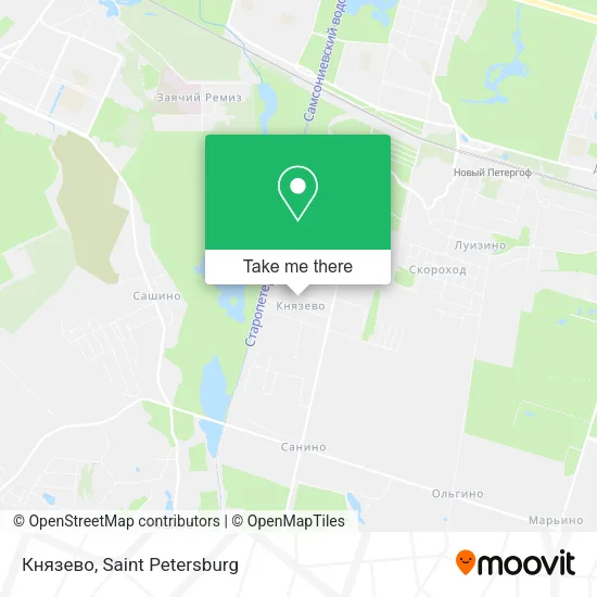 Князево map