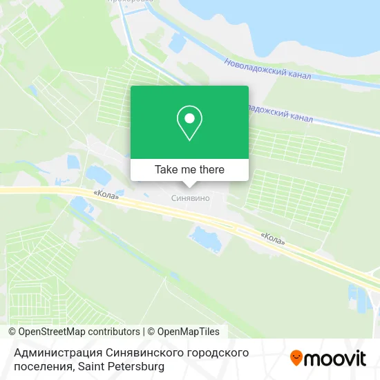 Администрация Синявинского городского поселения map
