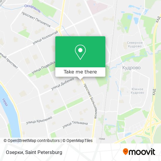 Озерки map
