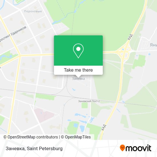 Заневка map