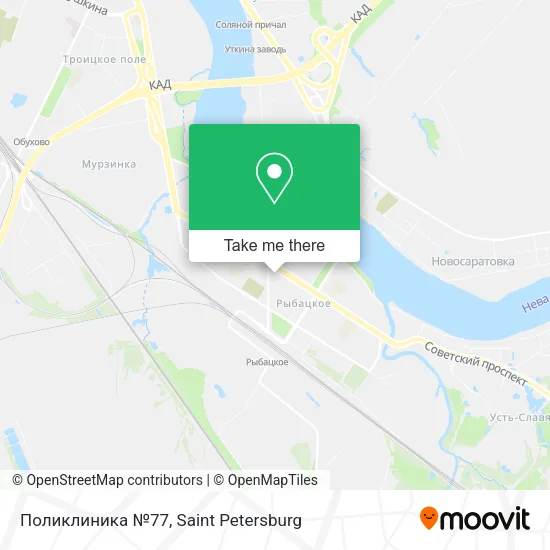 Поликлиника №77 map