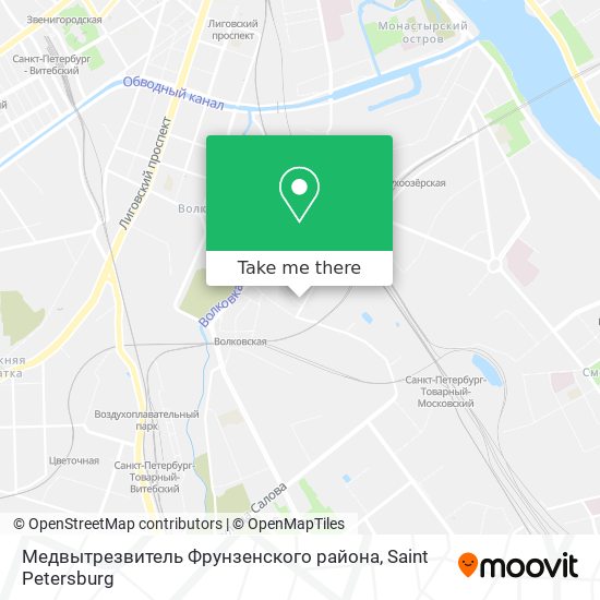 Медвытрезвитель Фрунзенского района map