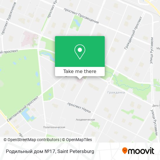 Родильный дом №17 map