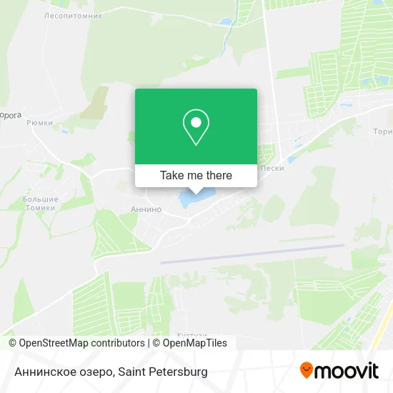 Аннинское озеро map