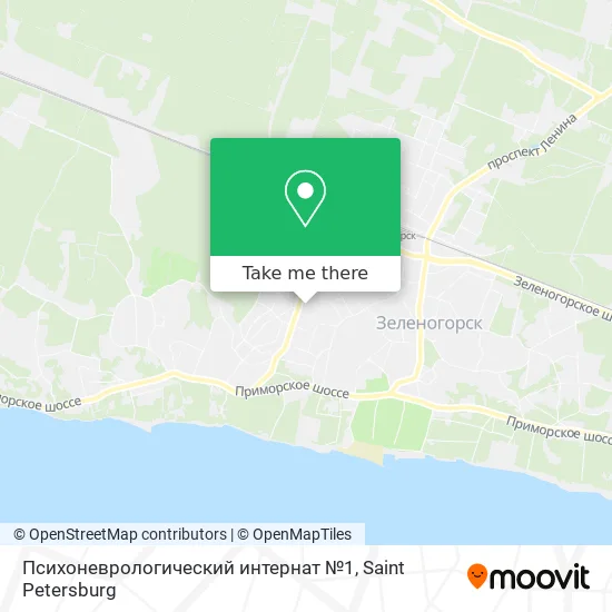 Психоневрологический интернат №1 map