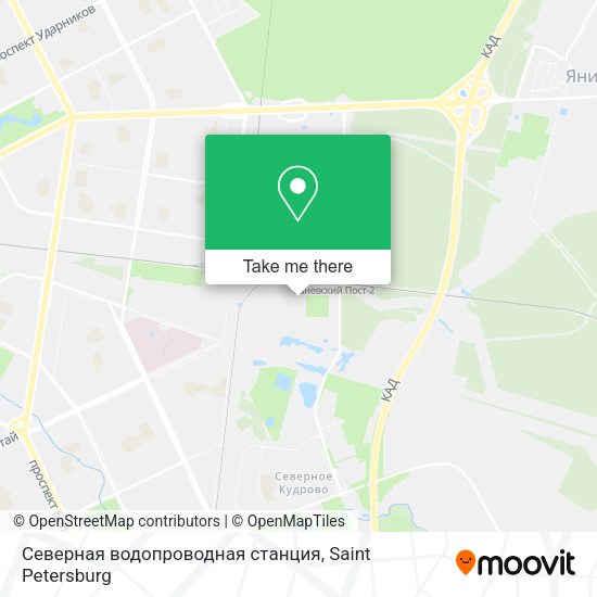 Северная водопроводная станция map