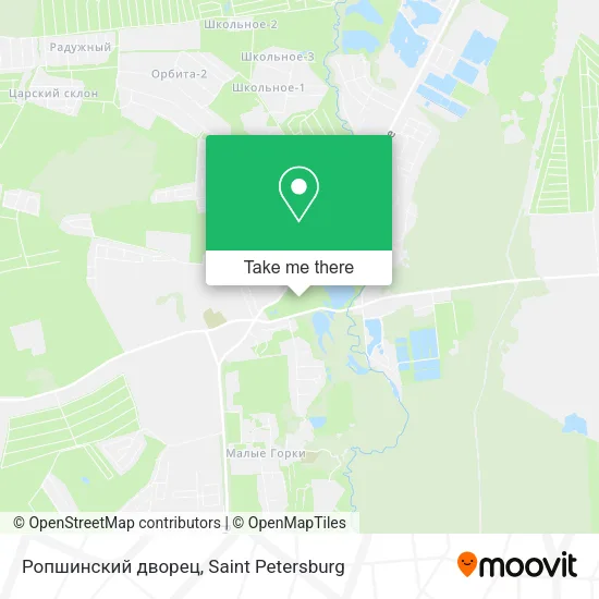 Ропшинский дворец map