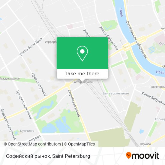 Софийский рынок map