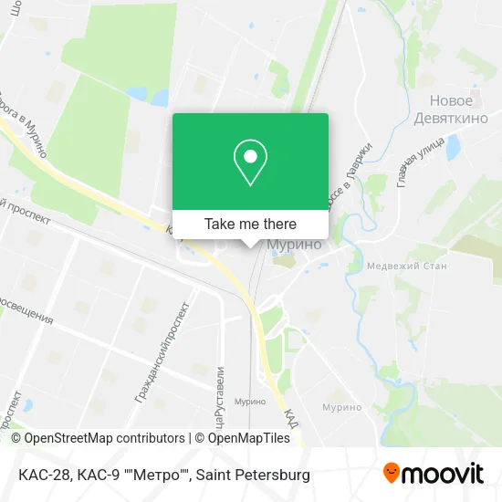 КАС-28, КАС-9 ""Метро"" map