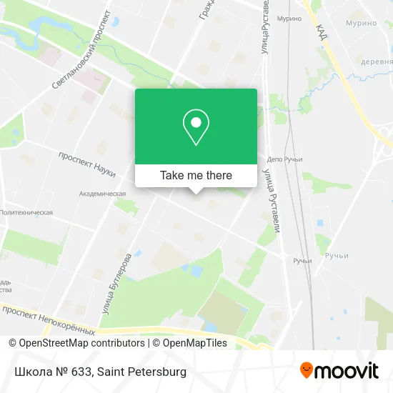 Школа № 633 map