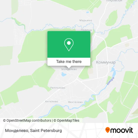 Монделево map