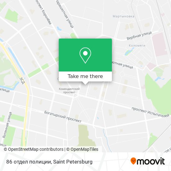 86 отдел полиции map