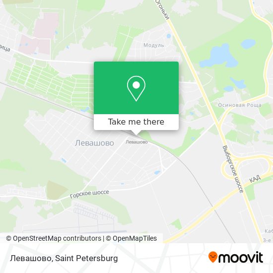 Левашово map